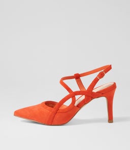 BASSE MI ORANGE SUEDE