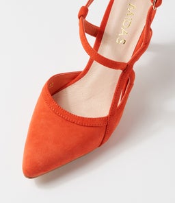 BASSE MI ORANGE SUEDE