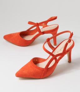 BASSE MI ORANGE SUEDE