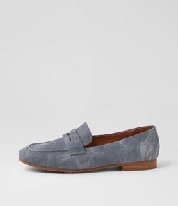 MELIKA MI WASHED DENIM LEATHER