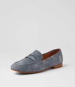 MELIKA MI WASHED DENIM LEATHER