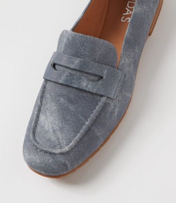 MELIKA MI WASHED DENIM LEATHER