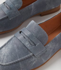 MELIKA MI WASHED DENIM LEATHER