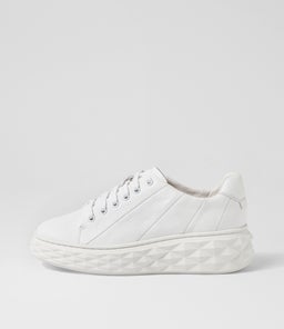 IRICE MI WHITE WHITE SOLE LEATHER