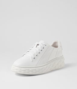 IRICE MI WHITE WHITE SOLE LEATHER