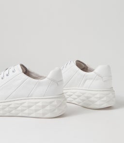 IRICE MI WHITE WHITE SOLE LEATHER