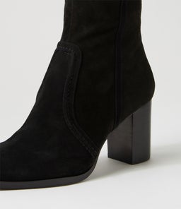 AMMLA MI BLACK BLACK HEEL SUEDE