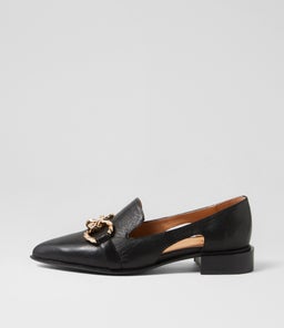 EILISE MI BLACK LEATHER