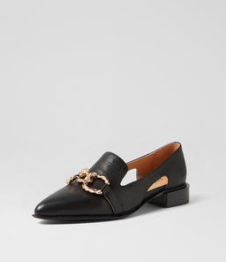 EILISE MI BLACK LEATHER