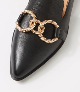 EILISE MI BLACK LEATHER
