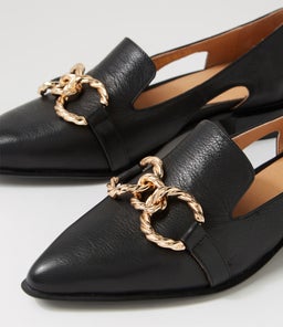 EILISE MI BLACK LEATHER