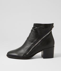 MYLACH MI BLACK BLACK HEEL LEATHER