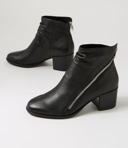 MYLACH MI BLACK BLACK HEEL LEATHER