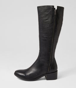 PACTOR MI BLACK BLACK HEEL LEATHER