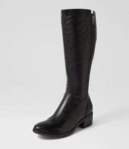 PACTOR MI BLACK BLACK HEEL LEATHER