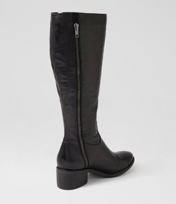 PACTOR MI BLACK BLACK HEEL LEATHER