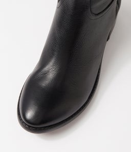 PACTOR MI BLACK BLACK HEEL LEATHER
