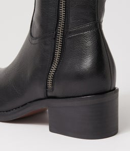 PACTOR MI BLACK BLACK HEEL LEATHER