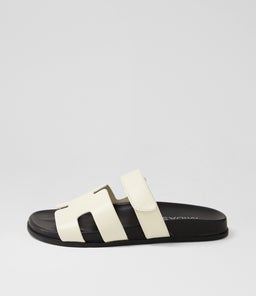 HOLNES MI CREAM BLACK SOLE LEATHER