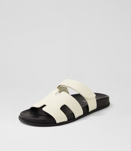 HOLNES MI CREAM BLACK SOLE LEATHER