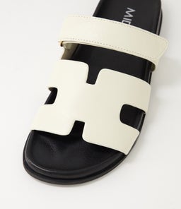 HOLNES MI CREAM BLACK SOLE LEATHER