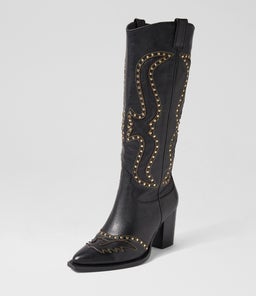LYDY MI BLACK GOLD LEATHER
