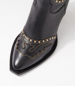 LYDY MI BLACK GOLD LEATHER