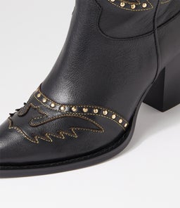 LYDY MI BLACK GOLD LEATHER