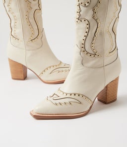 LYDY MI CREAM GOLD LEATHER