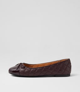 BELLEE MI DEEP BURGUNDY PATENT LEATHER