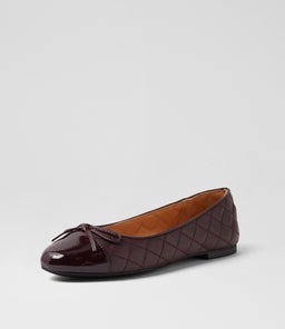 BELLEE MI DEEP BURGUNDY PATENT LEATHER