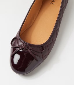 BELLEE MI DEEP BURGUNDY PATENT LEATHER