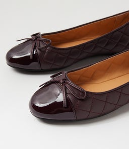BELLEE MI DEEP BURGUNDY PATENT LEATHER