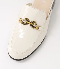 JESPA MI CREAM PATENT LEATHER