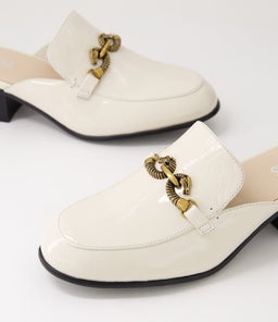 JESPA MI CREAM PATENT LEATHER