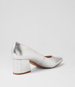 RESKEN MI SILVER CRACKLE LEATHER