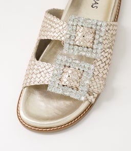REMMY MI GOLD METALLIC LEATHER
