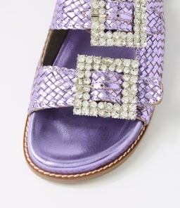 REMMY MI LILAC METALLIC LEATHER