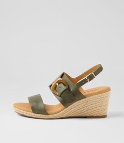 JOI MI OLIVE LEATHER