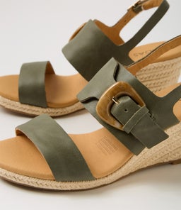 JOI MI OLIVE LEATHER