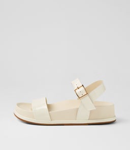 GRATTEN MI IVORY PATENT LEATHER