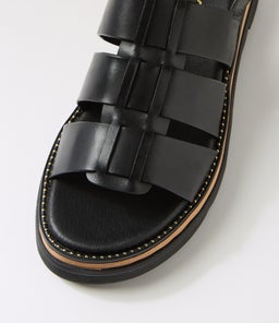 SYAH MI BLACK LEATHER