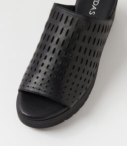 OZELE MI BLACK BLACK SOLE LEATHER