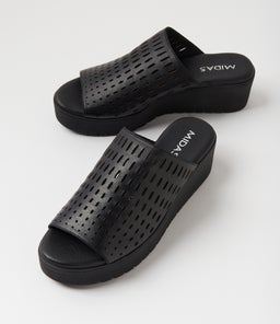 OZELE MI BLACK BLACK SOLE LEATHER
