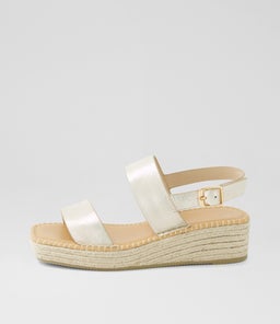 YOONA MI PALE GOLD NATURAL ROPE SCRATCH LEATHER