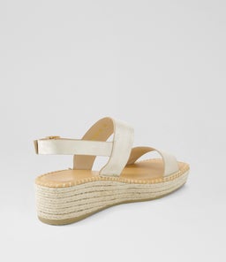 YOONA MI PALE GOLD NATURAL ROPE SCRATCH LEATHER