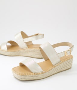 YOONA MI PALE GOLD NATURAL ROPE SCRATCH LEATHER