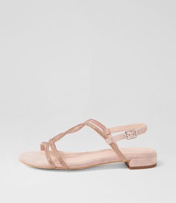 LUVIYE MI NUDE SUEDE JEWELS