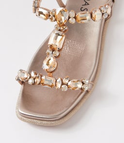 YAPPA MI CHAMPAGNE LEATHER JEWELS
