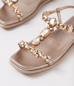 YAPPA MI CHAMPAGNE LEATHER JEWELS
